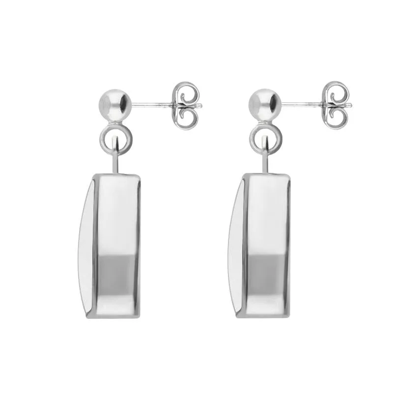 Sterling Silver Bauxite Dinky Barrel Drop Earrings sold by Jura Watches product image thumbnail 2