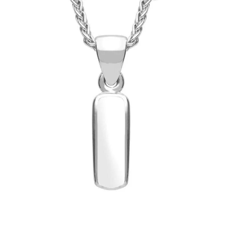 Sterling Silver Bauxite Dinky Oblong Necklace sold by Jura Watches