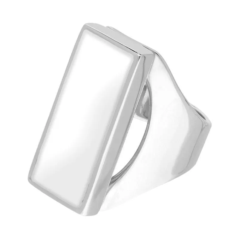 Sterling Silver Bauxite Medium Oblong Ring sold by Jura Watches product image thumbnail 2