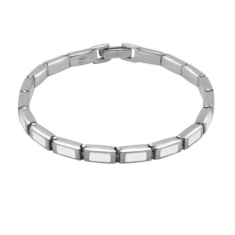 Sterling Silver Bauxite Petite Oblong Bracelet sold by Jura Watches