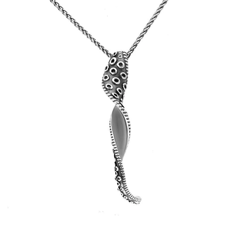 Sterling Silver Tentacle Twist Necklace sold by Jura Watches