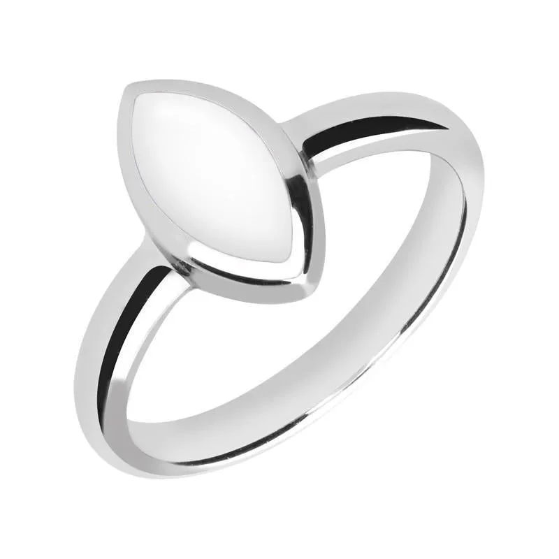 Sterling Silver Bauxite Marquise Ring sold by Jura Watches