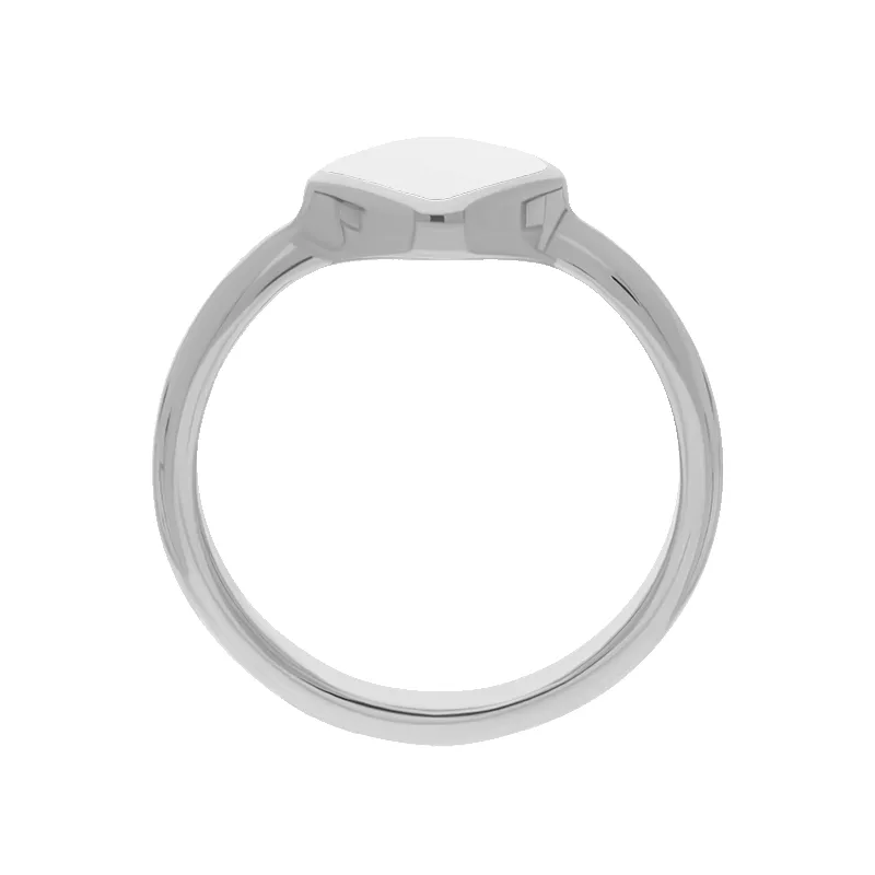 Sterling Silver Bauxite Cushion Ring sold by Jura Watches product image thumbnail 2