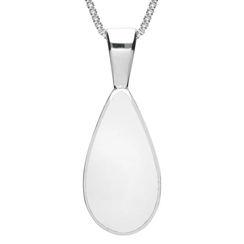 Sterling Silver Bauxite Classic Teardrop Necklace sold by Jura Watches