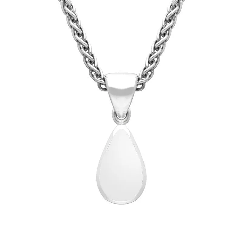 Sterling Silver Bauxite Dinky Pear Necklace sold by Jura Watches