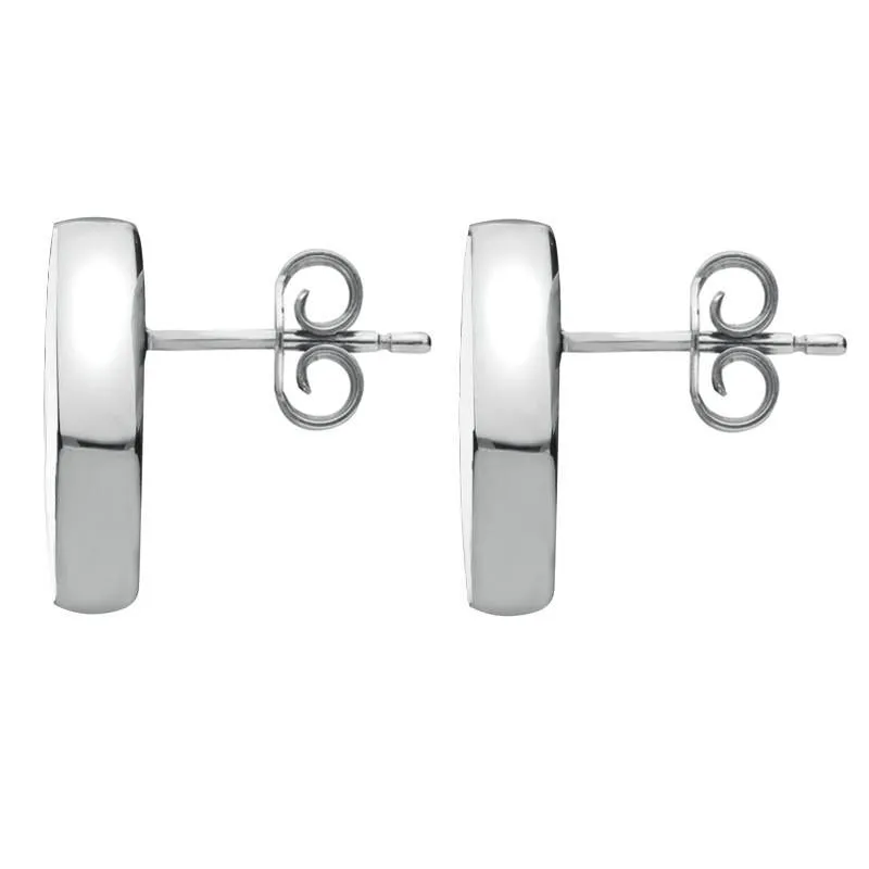 Sterling Silver Bauxite Dinky Diamond Shaped Stud Earrings sold by Jura Watches product image thumbnail 2