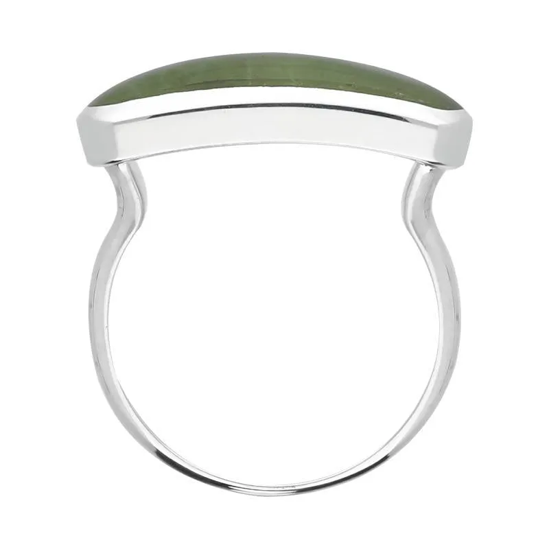 Sterling Silver Jade Lineaire Petite Oval Ring sold by Jura Watches product image thumbnail 2