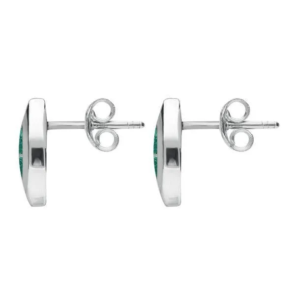 Sterling Silver Amazonite Framed Marquise Stud Earrings sold by Jura Watches product image thumbnail 2