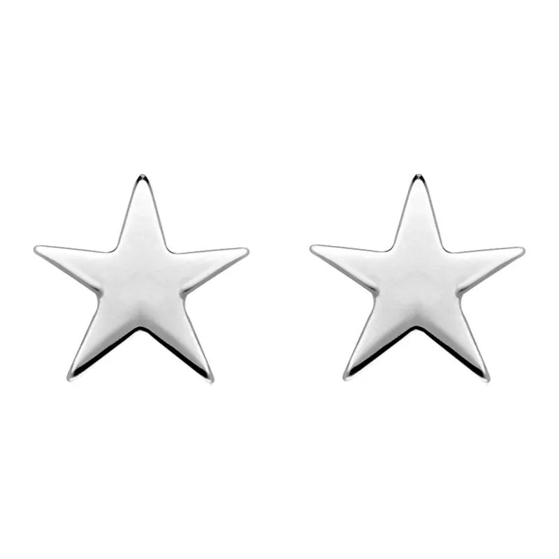 Sterling Silver Star Stud Earrings sold by Jura Watches