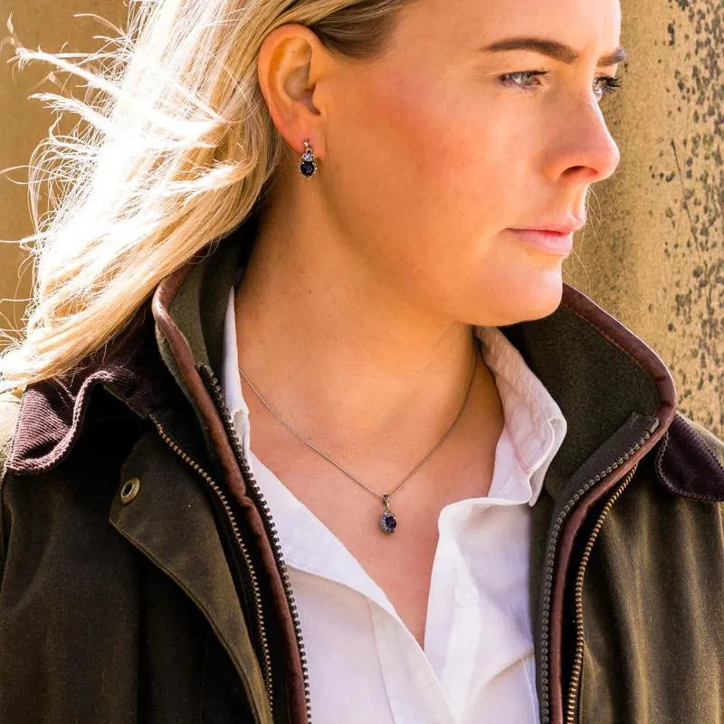 Sterling Silver Blue John Tiny Hedgehog Drop Earrings sold by Jura Watches product image thumbnail 3