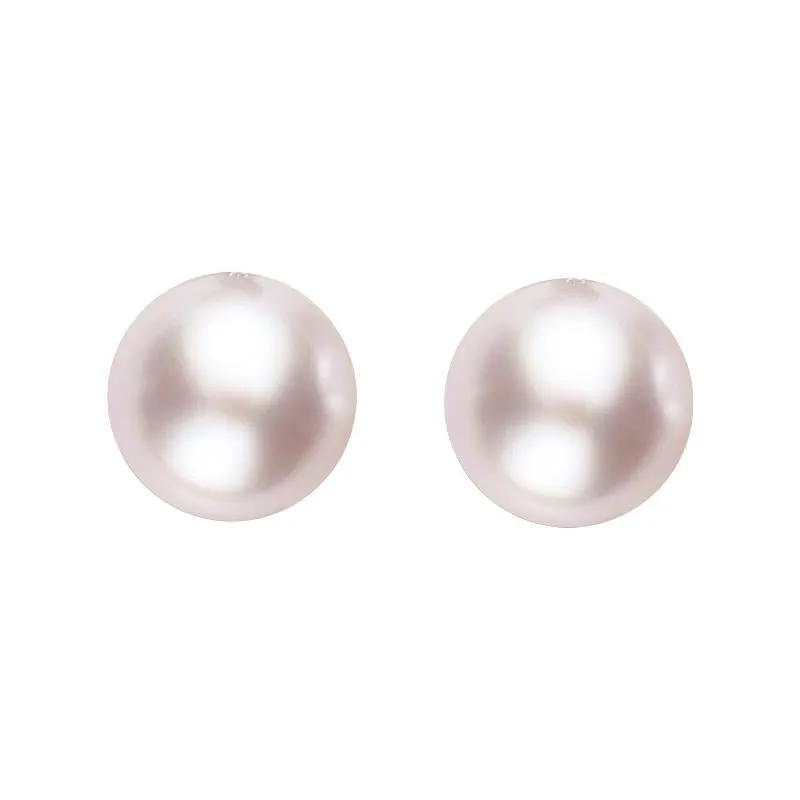 Sterling Silver 5mm Pink Freshwater Pearl Stud Earrings sold by Jura Watches