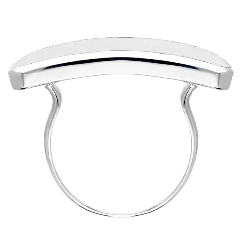 Sterling Silver Bauxite Lineaire Long Oval Ring sold by Jura Watches product image thumbnail 2