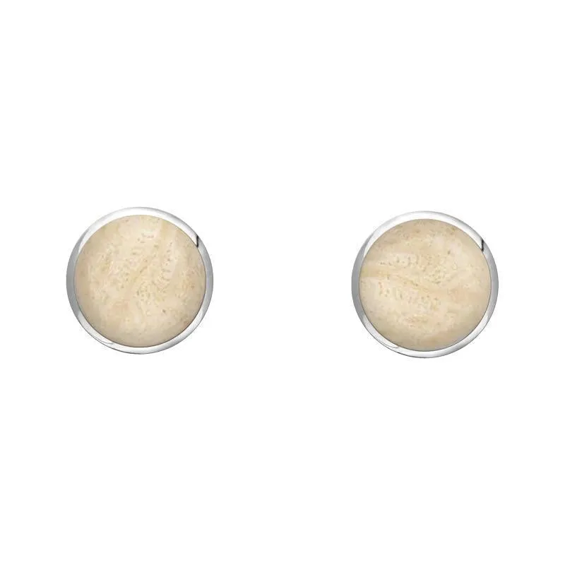 Sterling Silver Coquina 4mm Classic Small Round Stud Earrings sold by Jura Watches