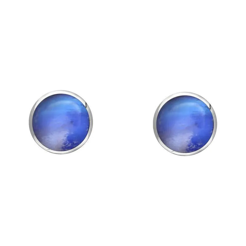 Sterling Silver Moonstone 4mm Classic Small Round Stud Earrings sold by Jura Watches