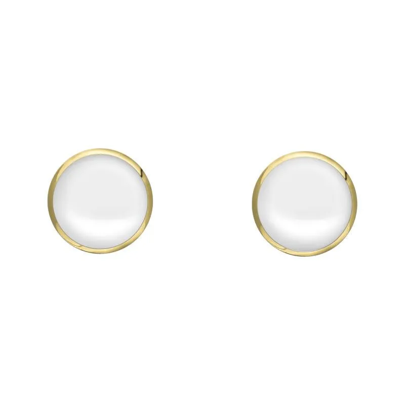 9ct Yellow Gold Bauxite 4mm Classic Small Round Stud Earrings sold by Jura Watches