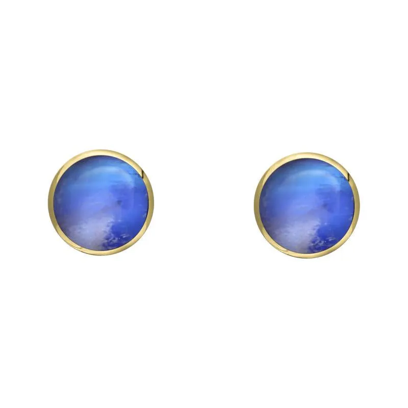 9ct Yellow Gold Moonstone 4mm Classic Small Round Stud Earrings sold by Jura Watches