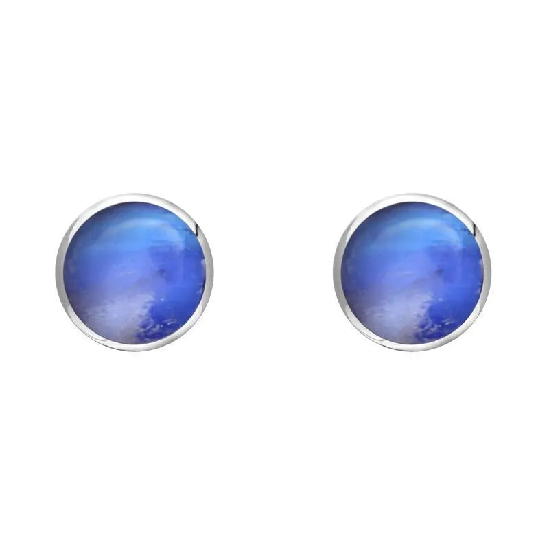Sterling Silver Moonstone 5mm Classic Small Round Stud Earrings sold by Jura Watches
