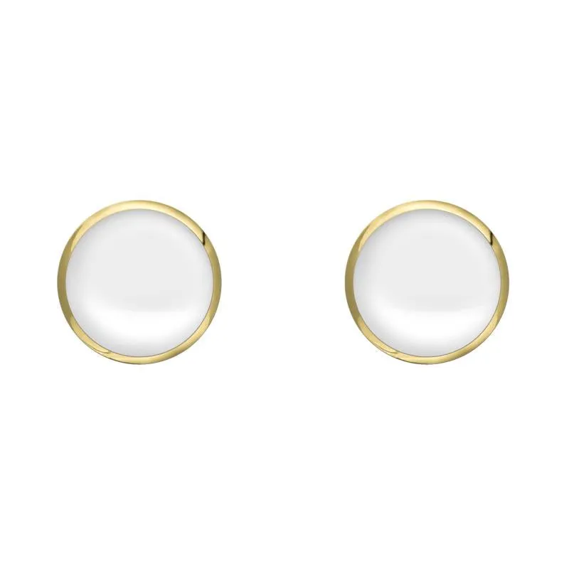 9ct Yellow Gold Bauxite 5mm Classic Small Round Stud Earrings sold by Jura Watches