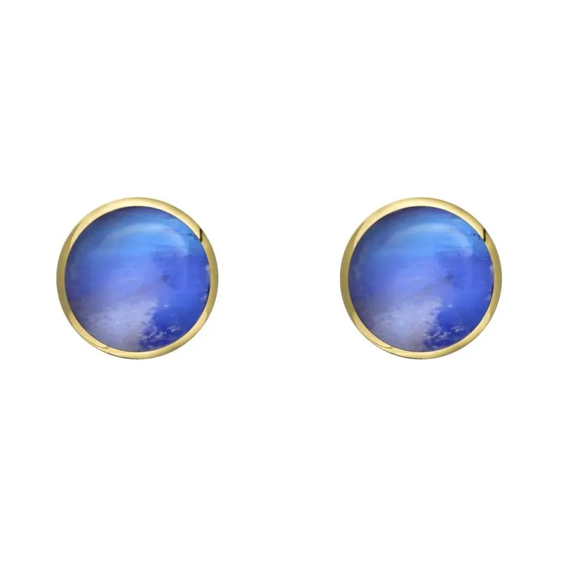 9ct Yellow Gold Moonstone 5mm Classic Small Round Stud Earrings sold by Jura Watches