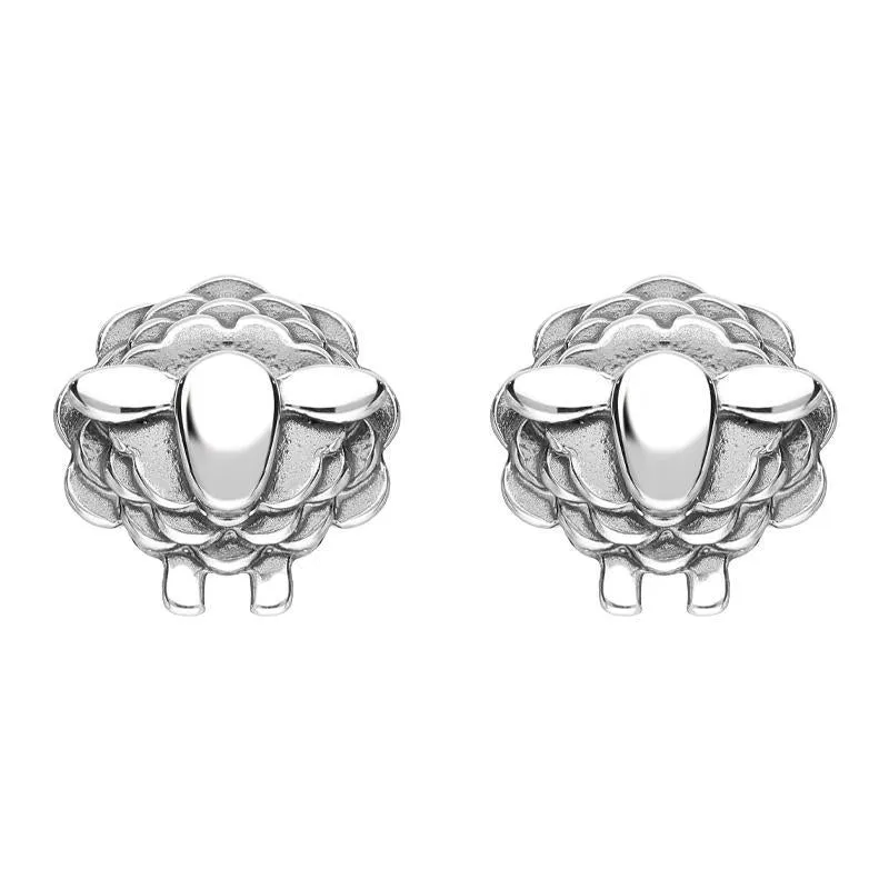 Sterling Silver Sheep Stud Earrings sold by Jura Watches