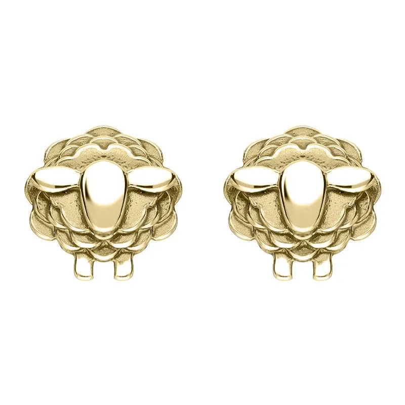 9ct Yellow Gold Sheep Stud Earrings sold by Jura Watches