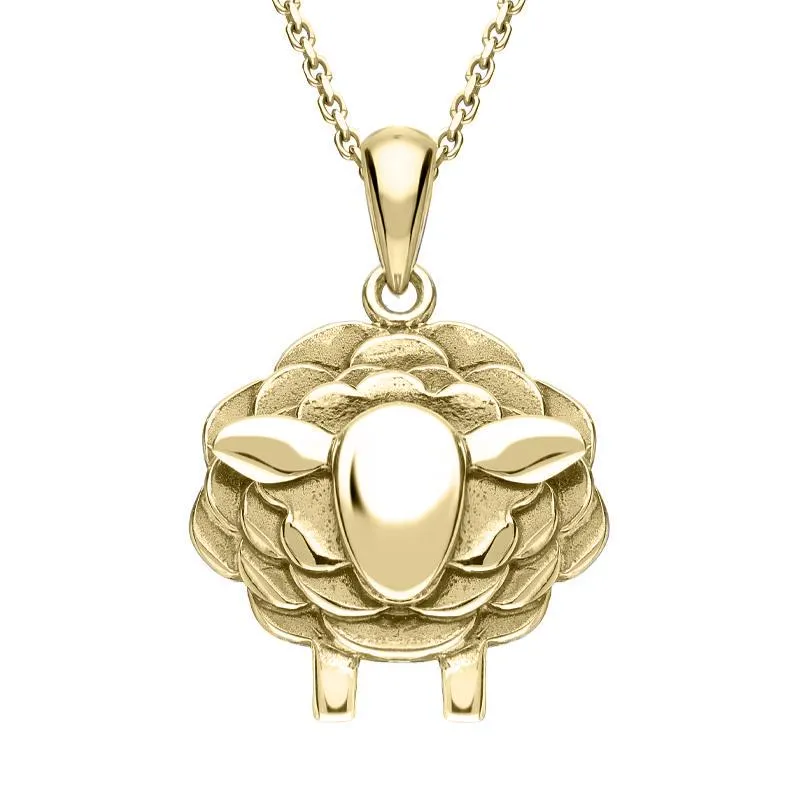 9ct Yellow Gold Sheep Necklace sold by Jura Watches