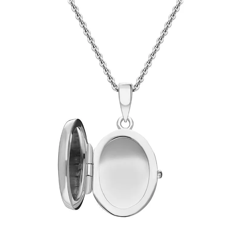 Sterling Silver Small Oval Keepsake Locket sold by Jura Watches product image thumbnail 2