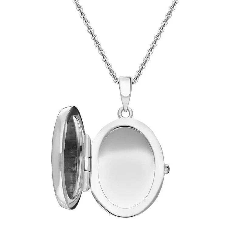 Sterling Silver Oval Keepsake Locket sold by Jura Watches product image thumbnail 4