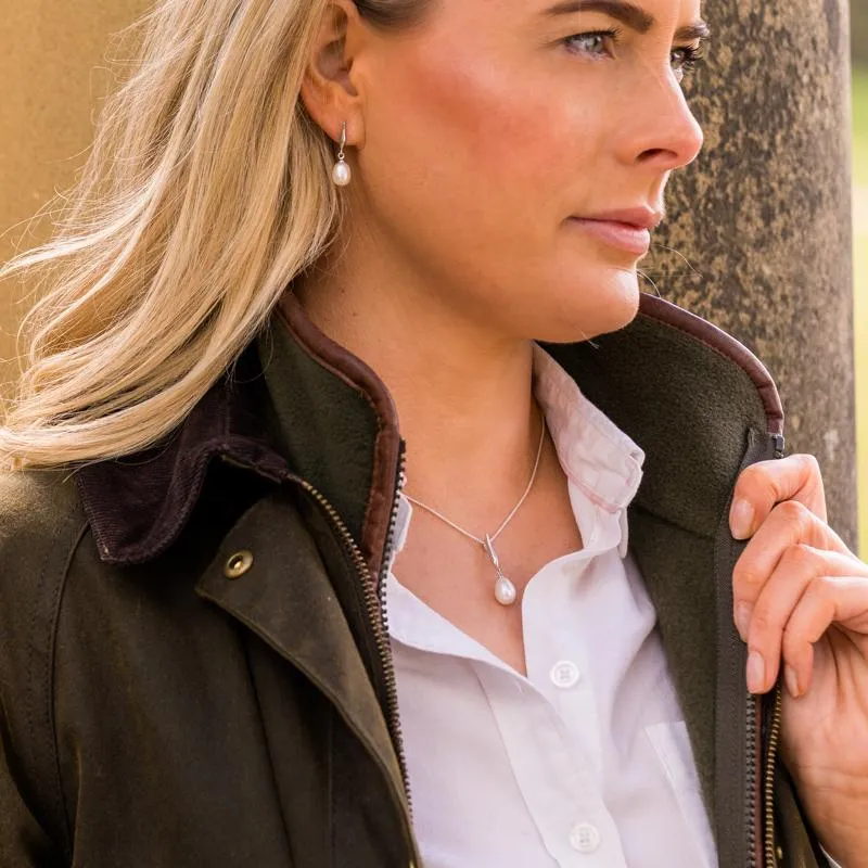 Sterling Silver Ivory Freshwater Pearl Drop Two Piece Set sold by Jura Watches product image thumbnail 2