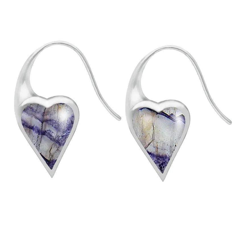 Sterling Silver Blue John Heart Carrier Two Piece Set sold by Jura Watches product image thumbnail 3