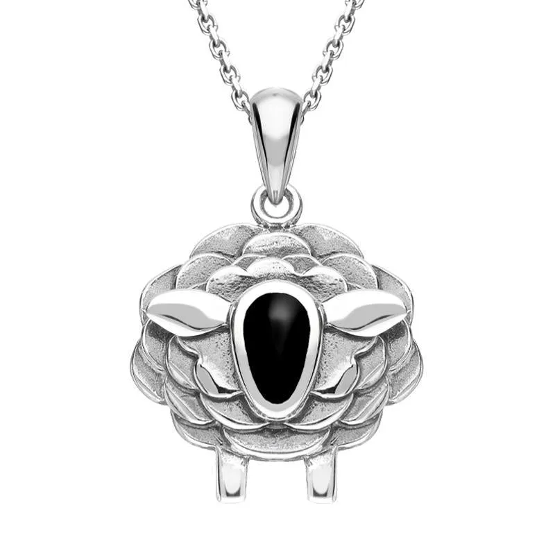 Sterling Silver Whitby Jet Sheep Two Piece Set sold by Jura Watches product image thumbnail 2
