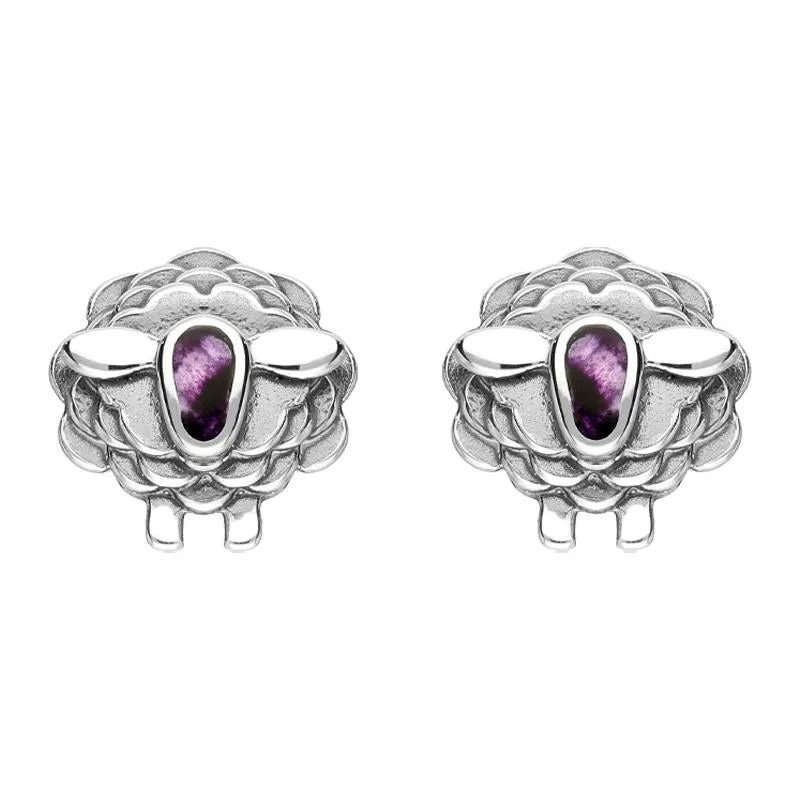 Sterling Silver Blue John Sheep Two Piece Set sold by Jura Watches product image thumbnail 3