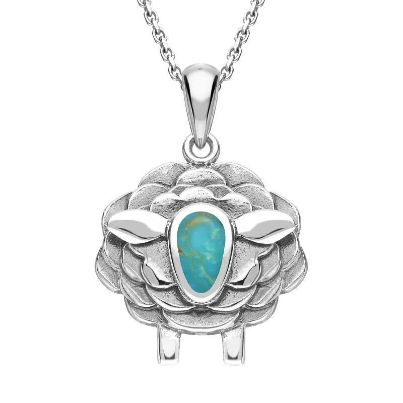 Sterling Silver Turquoise Sheep Two Piece Set sold by Jura Watches product image thumbnail 2