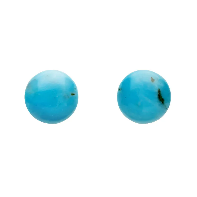 Sterling Silver Turquoise 5mm Ball Stud Earrings sold by Jura Watches