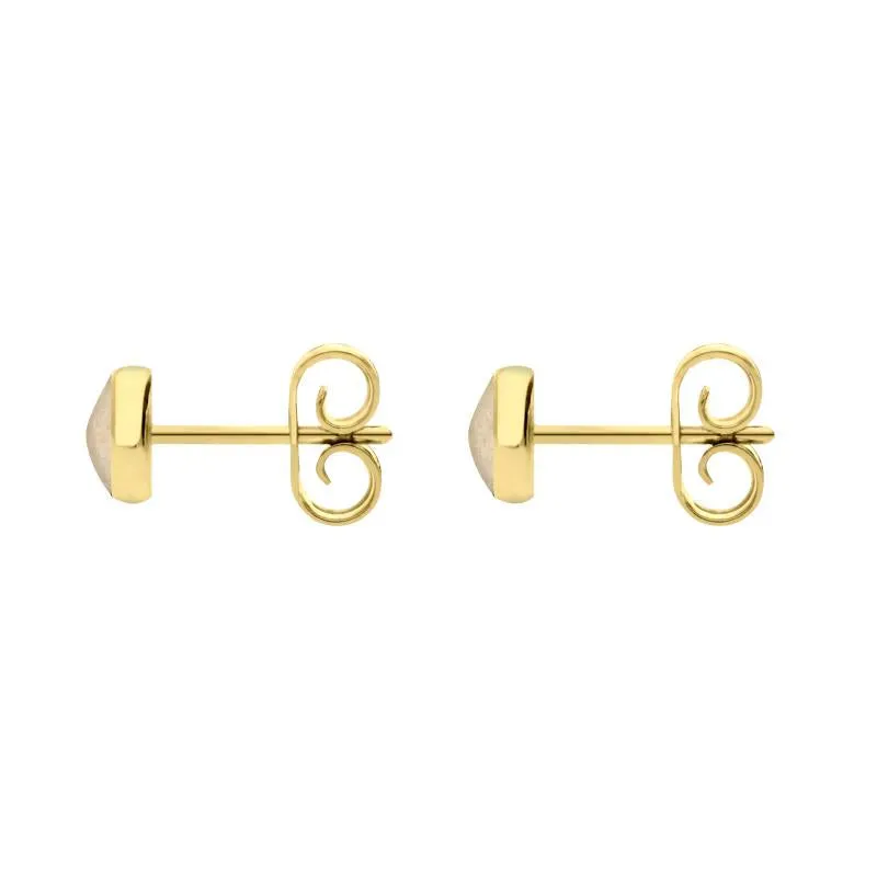 9ct Yellow Gold Coquina 5mm Classic Small Round Stud Earrings sold by Jura Watches product image thumbnail 2