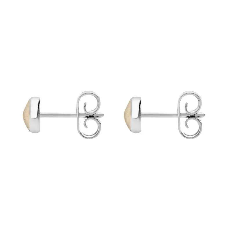 Sterling Silver Coquina 5mm Classic Small Round Stud Earrings sold by Jura Watches product image thumbnail 2