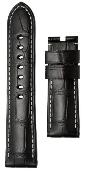 Panerai Strap Aligator Black 24/22mm sold by Jura Watches