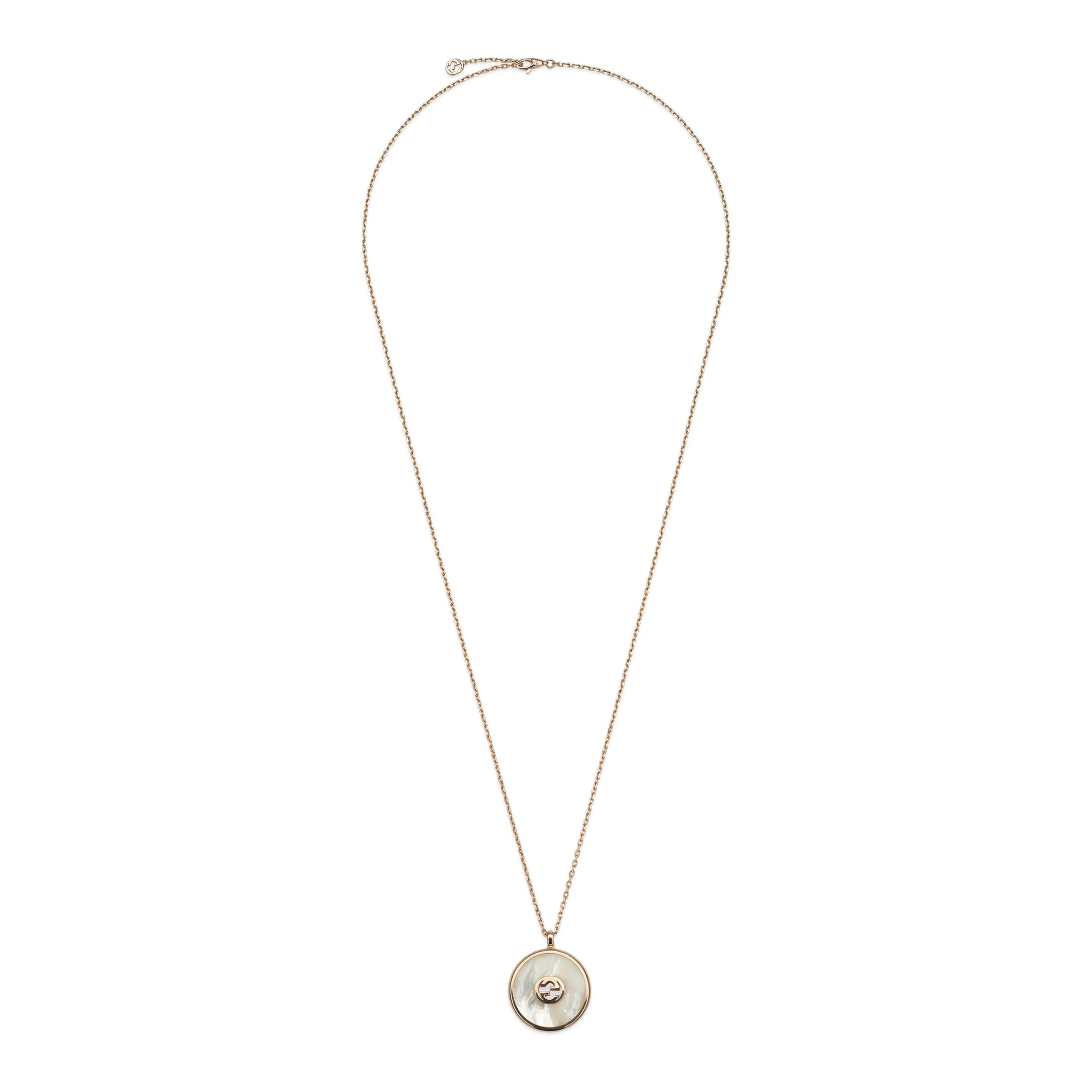 Gucci Interlocking 18ct Rose Gold Long Chain Necklace D sold by Jura Watches product image thumbnail 2