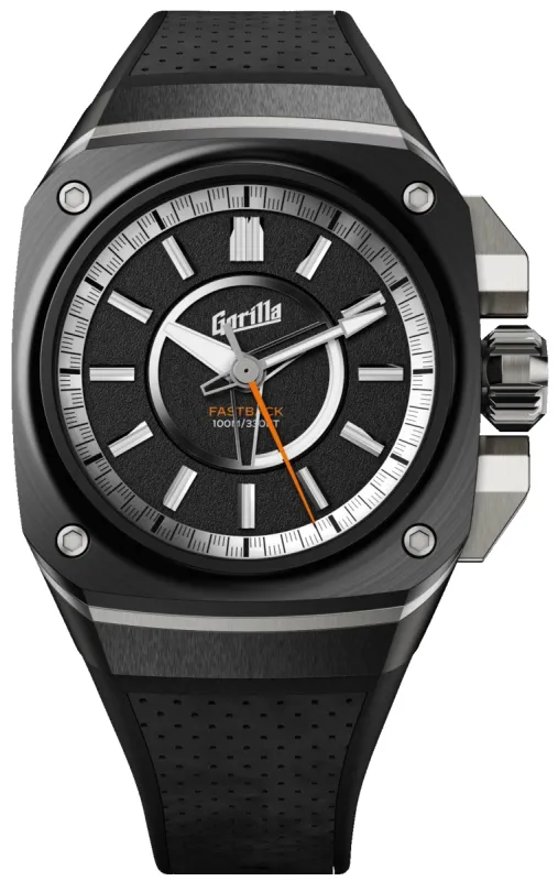 Gorilla Fastback Touring 39 Nero Aurelia Limited Edition Watch sold by Jura Watches