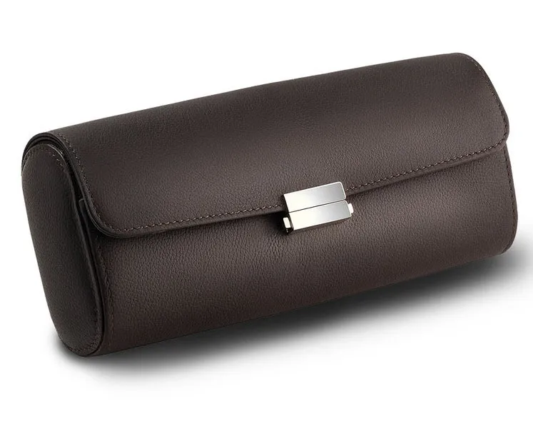 Scatola del Tempo Watch Case Viaggio Pochette Chocolate sold by Jura Watches product image thumbnail 2