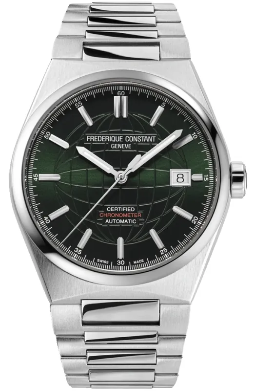 Frederique Constant Highlife Automatic Green Watch made by Jura Watches