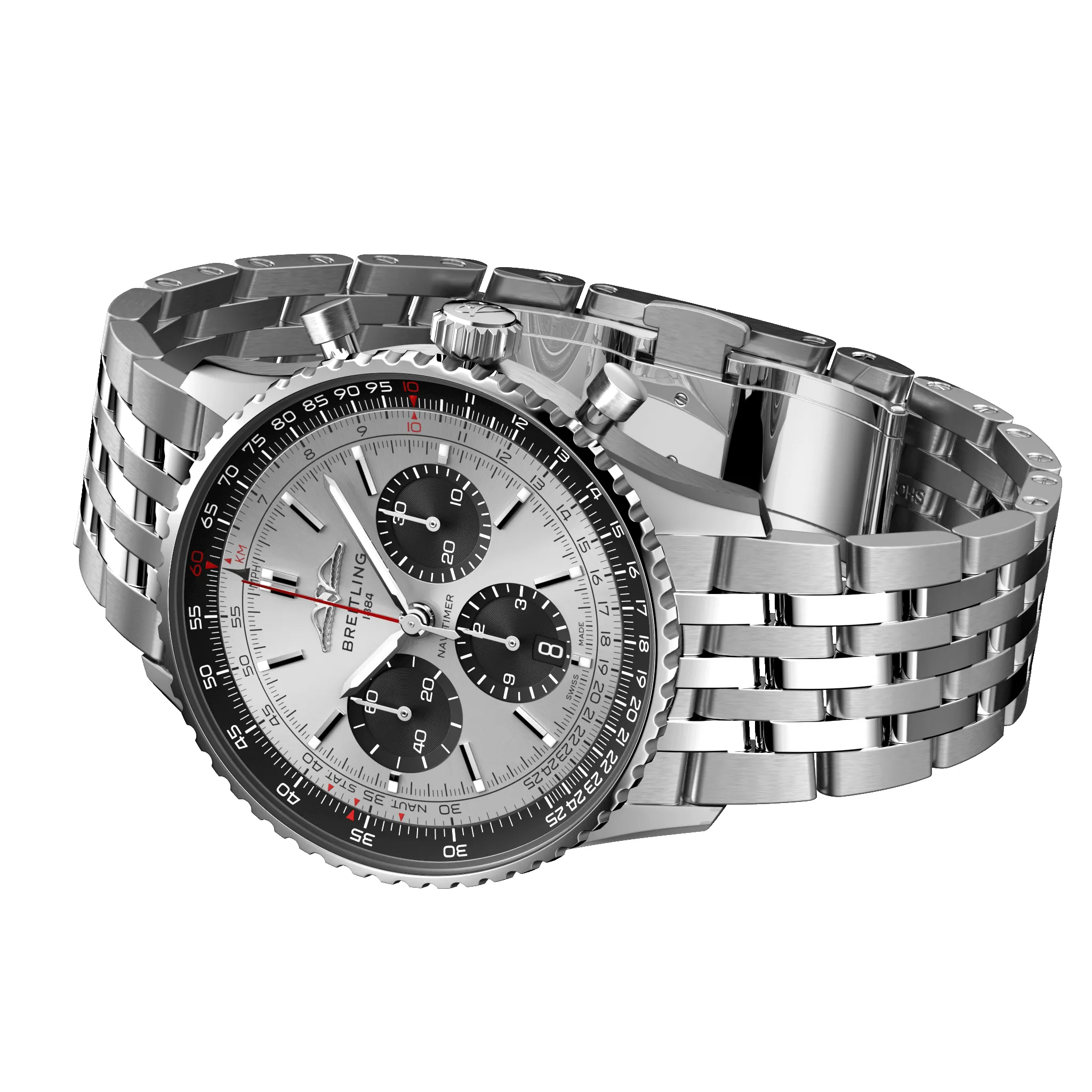 Breitling Ex-Display Navitimer B01 Chronograph 43 Bracelet Watch sold by Jura Watches product image thumbnail 3