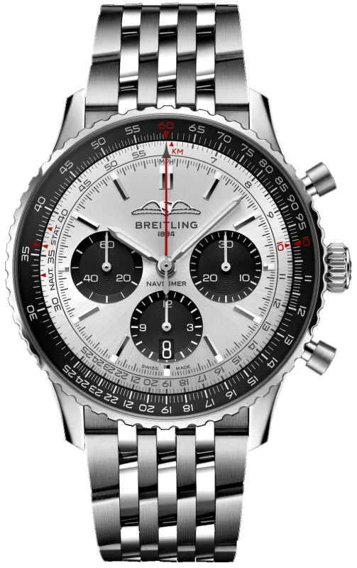Breitling Ex-Display Navitimer B01 Chronograph 43 Bracelet Watch made by Jura Watches