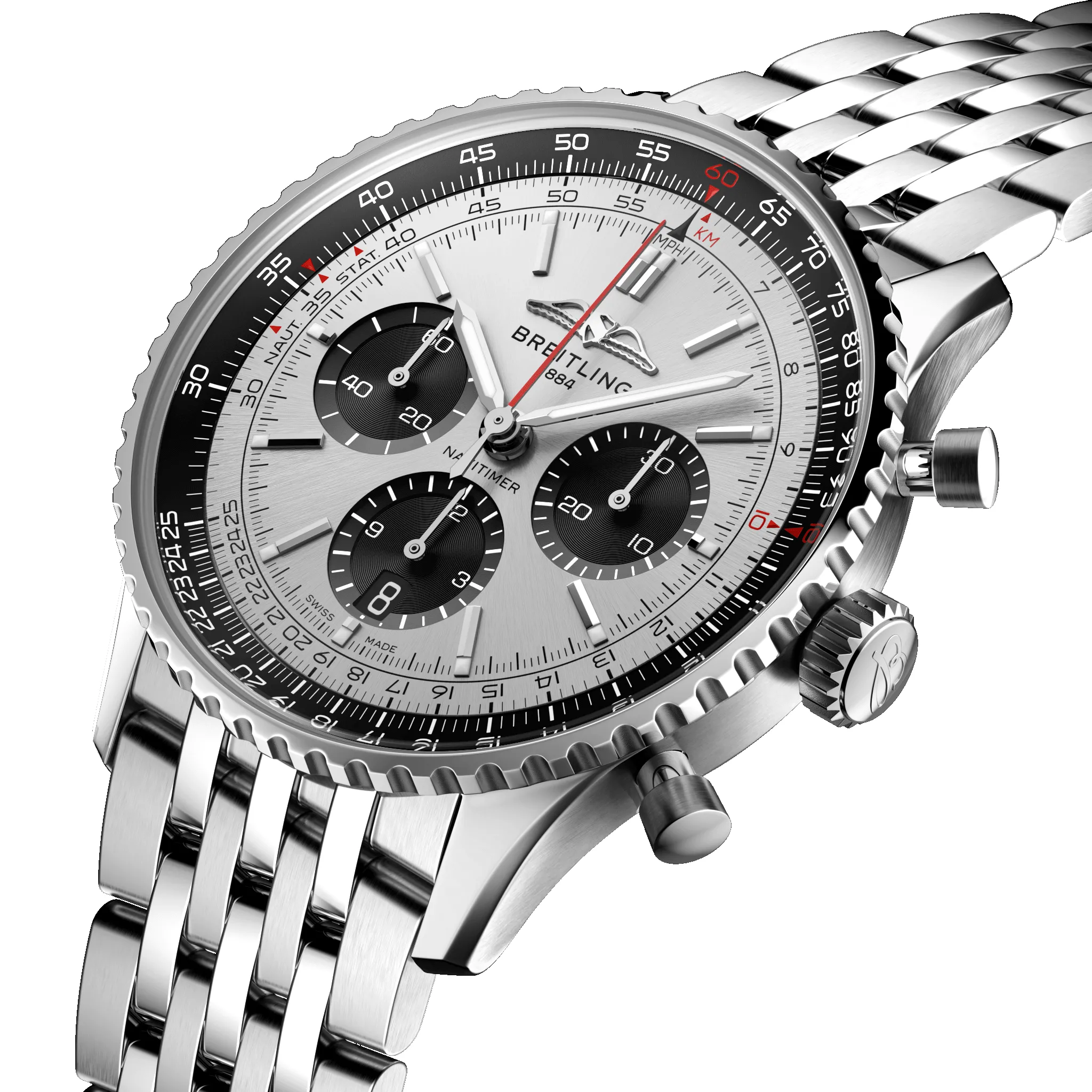 Breitling Ex-Display Navitimer B01 Chronograph 43 Bracelet Watch sold by Jura Watches product image thumbnail 2