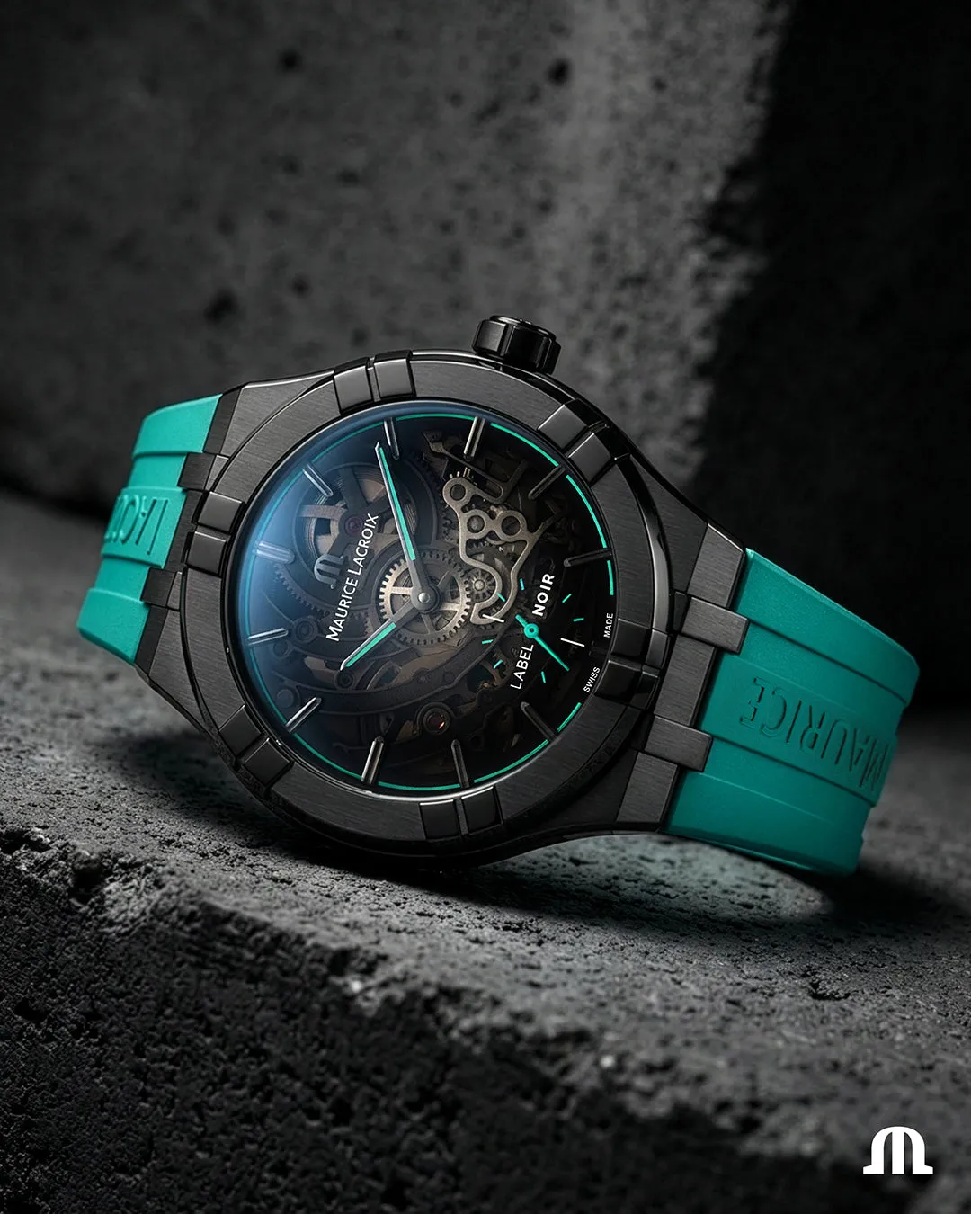 Maurice Lacroix Aikon Label Noir Manufacture Skeleton Limited Edition Watch sold by Jura Watches product image thumbnail 4