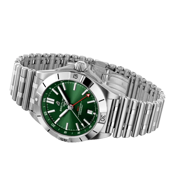 Breitling Chronomat Automatic GMT 40 Green Watch sold by Jura Watches product image thumbnail 3