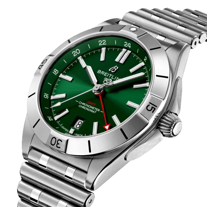 Breitling Chronomat Automatic GMT 40 Green Watch sold by Jura Watches product image thumbnail 2