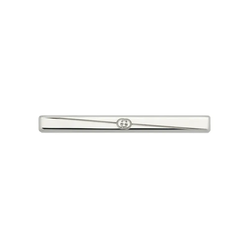 Gucci Interlocking G Sterling Silver Tieslide made by Jura Watches