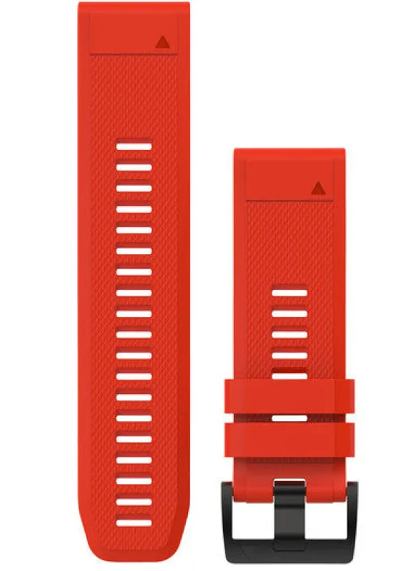 Garmin Strap QuickFit 26 Amp Flame Red Silicone D made by Garmin