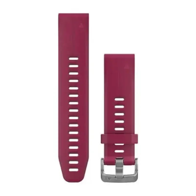 Garmin Watch Bands QuickFit 20 Cerise Silicone made by Garmin